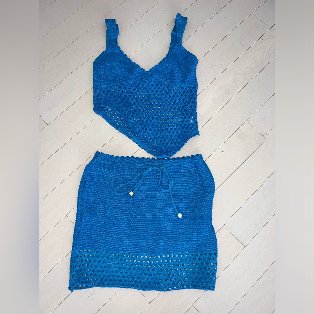 Crochet beach cover up